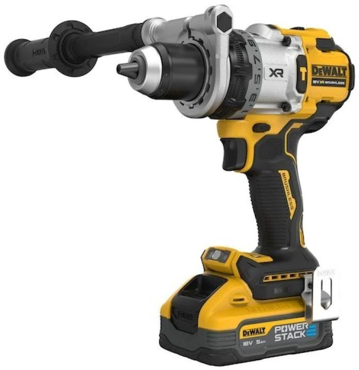 Smūginis suktuvas-gręžtuvas DeWalt DCD1007H2T-QW; 18 V; 2x5,0 Ah akum.