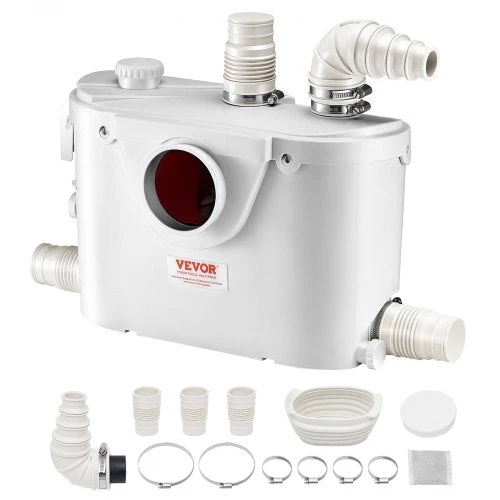 VEVOR Kanalizacijos siurblys 500W tualetui ir kriauklei