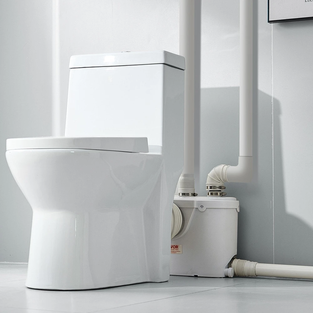 VEVOR Kanalizacijos siurblys 500W tualetui ir kriauklei