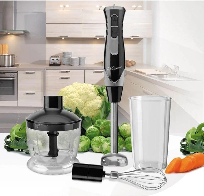 Rankinis maišytuvas Maestro MR-566 3-in-1 set 500 W Juodas