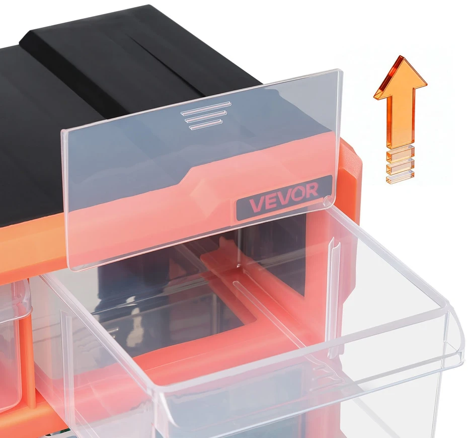 Smulkių detalių organaizeris VEVOR MJ10506, 18 stalčių