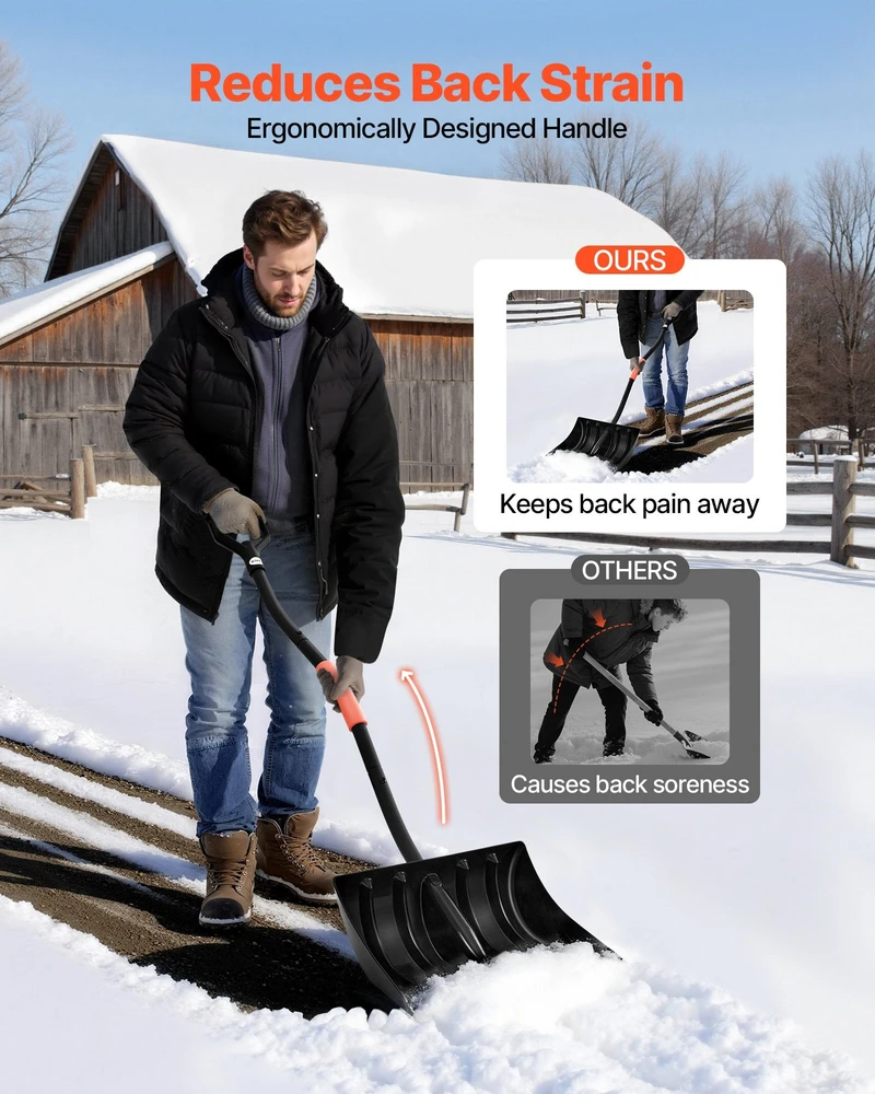 VEVOR Sniego kastuvas takui, 42 cm pločio