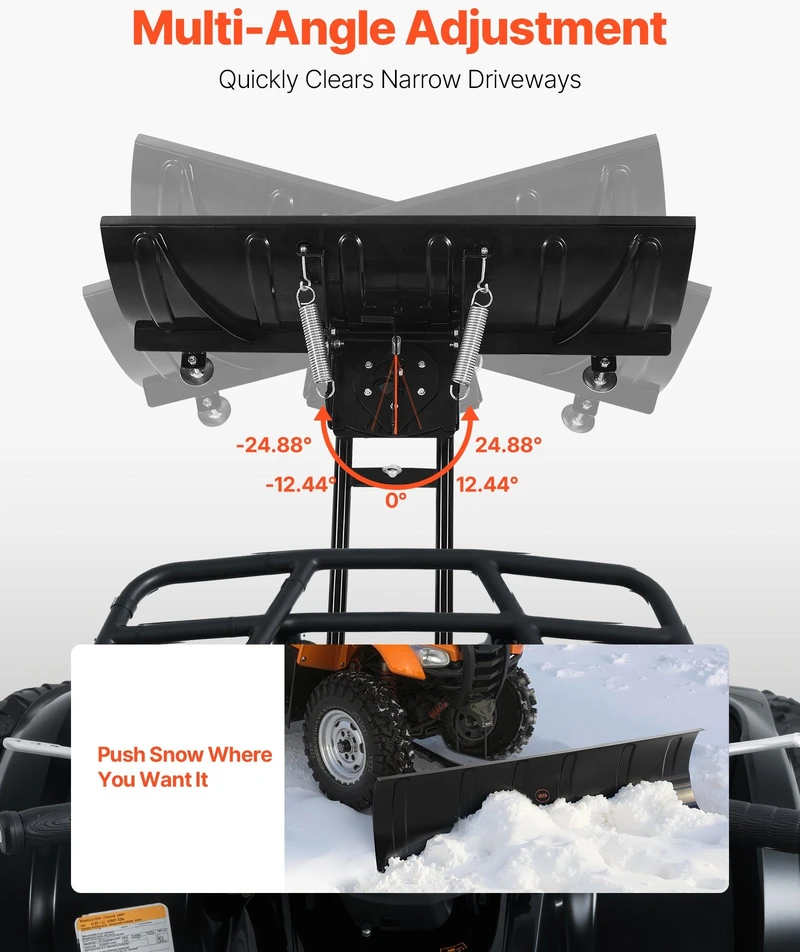 VEVOR universali 122 cm sniego valymo priedas