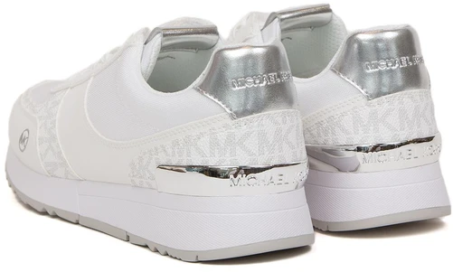 Śnieżnobiałe sneakersy moterims Michael Kors 49R4AIFS2L
