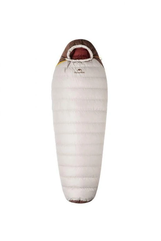 Naturehike Snowbird ančių pūkų miegmaišis 400 L CNK2550WS014 - dūminė ruda