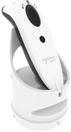 Brūkšninių kodų skaitytuvas Socket Mobile S720, su stotele, Baltas
