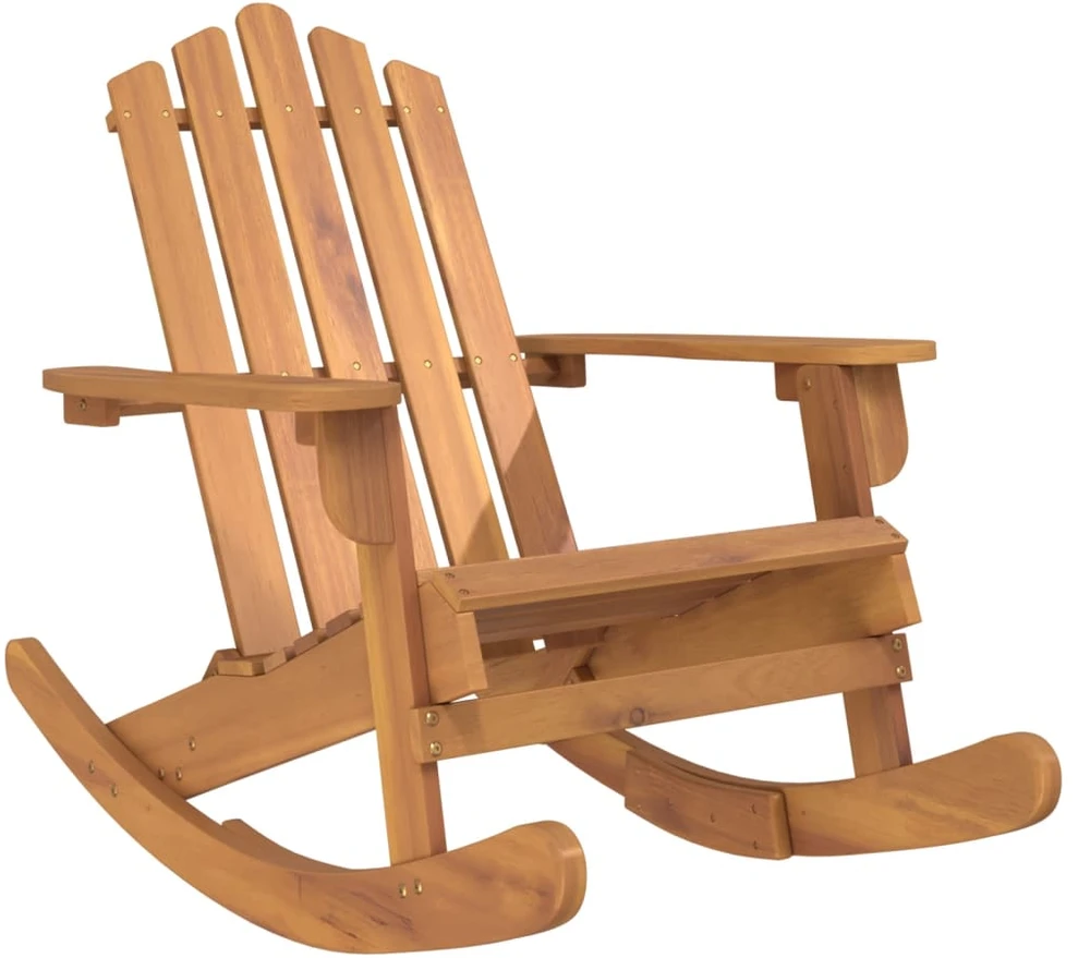 Lauko baldų komplektas Sodo adirondack komplektas, 3 dalių, akacijos medienos masyvas