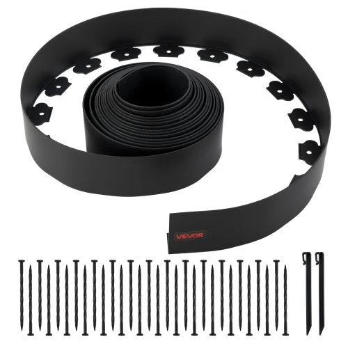 Vevor Plastikinė sodo bortų juosta 1000x10 cm
