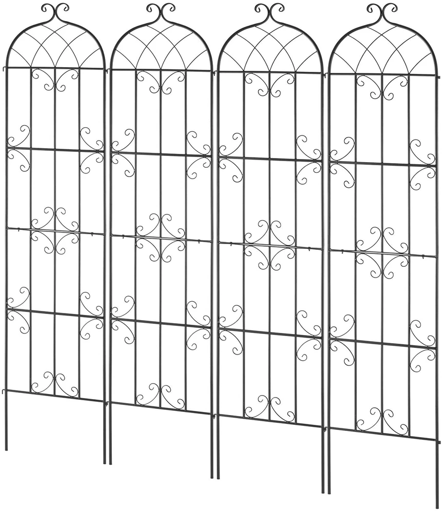 VEVOR Metalinė sodo atrama vijokliniams augalams 220x51 cm