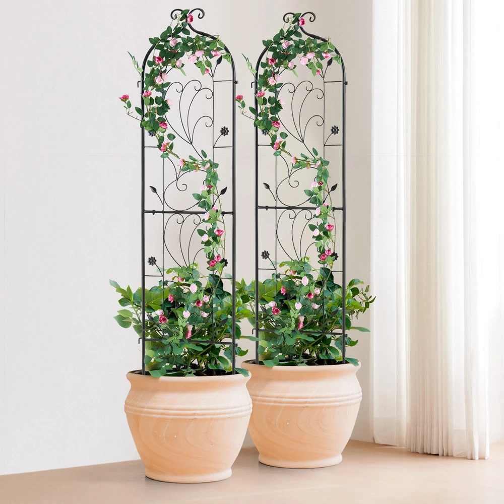 VEVOR Metalinės daržo grotelės augalams palaikyti 60x15 cm