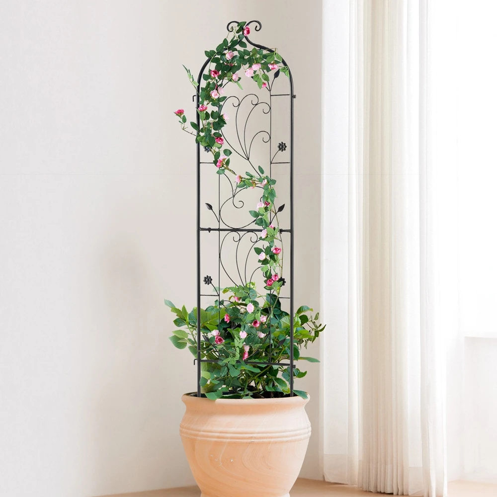 VEVOR Metalinis sodo parametras vijokliniams augalams 152 x 38 cm