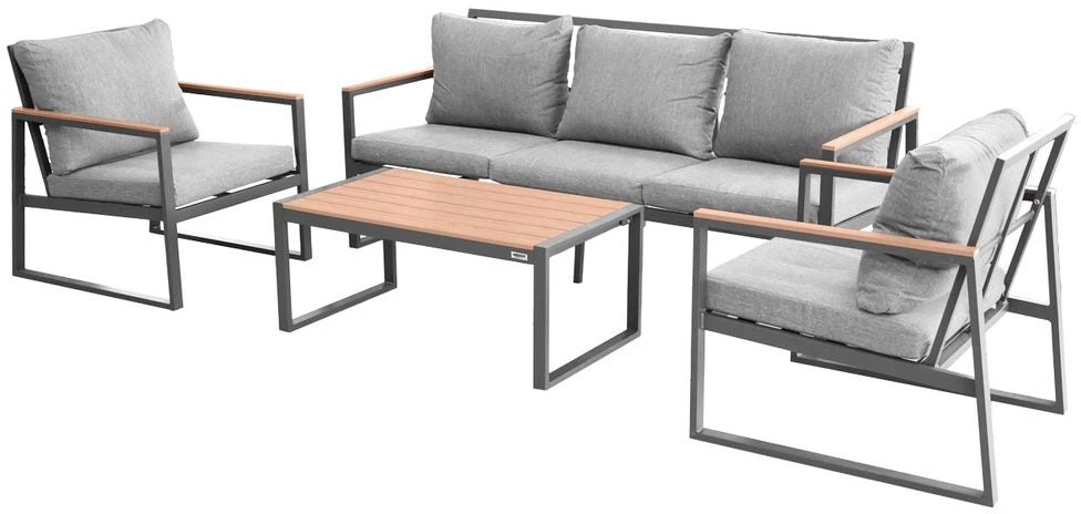 Lauko baldų komplektas Sodo baldų komplektas HECHT Marbela Set, 4 dalių