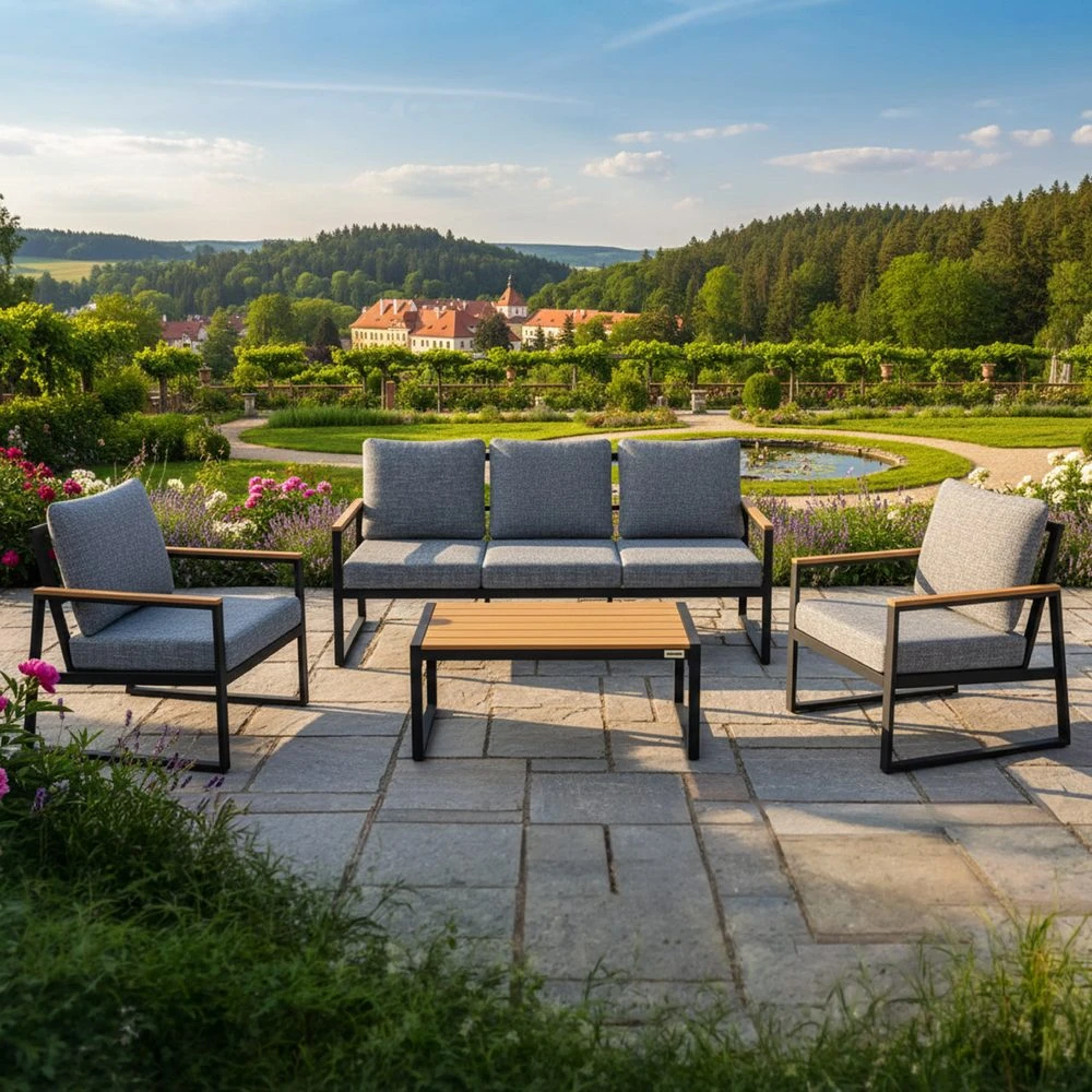 Lauko baldų komplektas Sodo baldų komplektas HECHT Marbela Set, 4 dalių