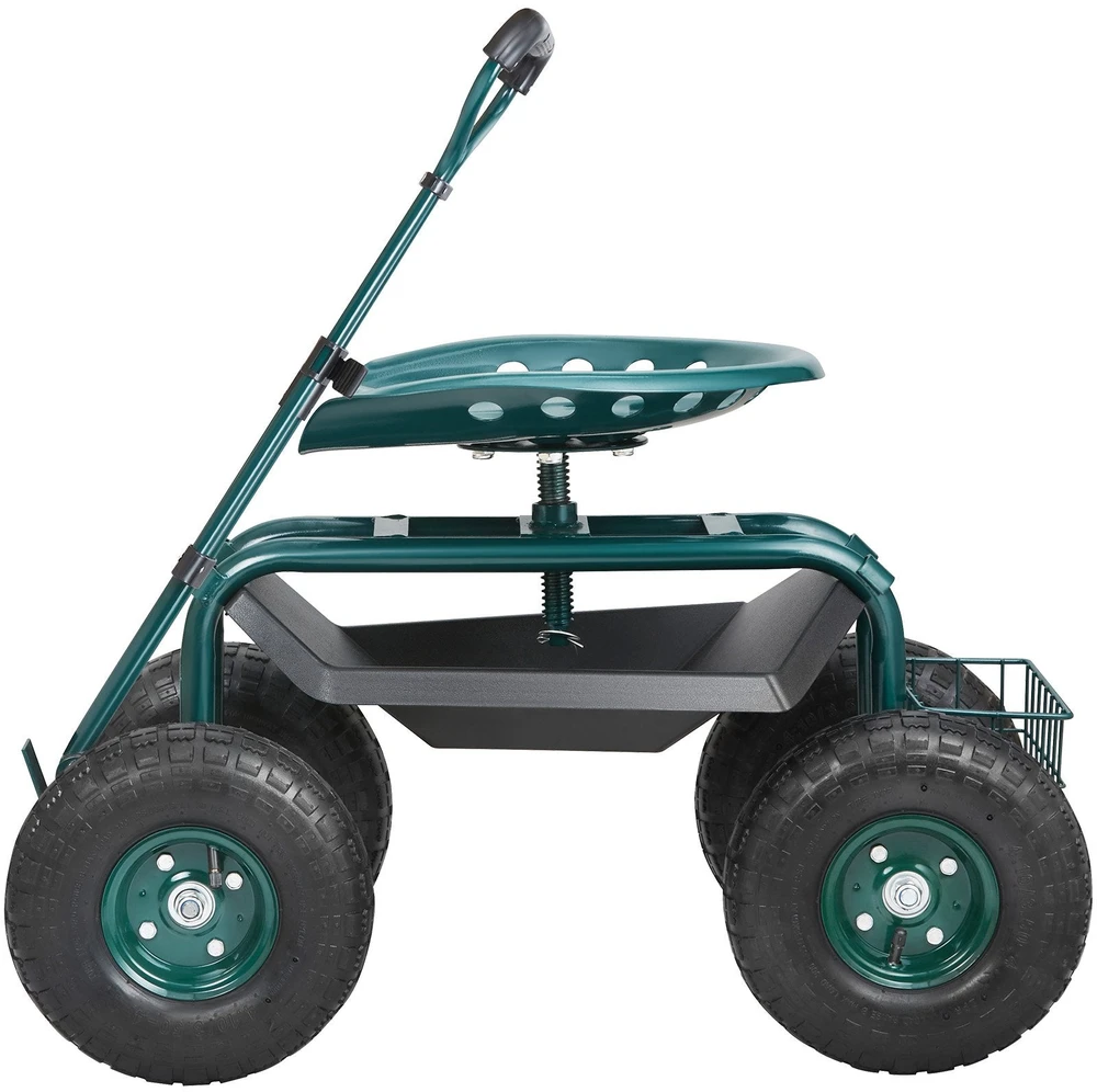 VEVOR Sodo vežimėlis karutis TC4501S-GN 136 kg