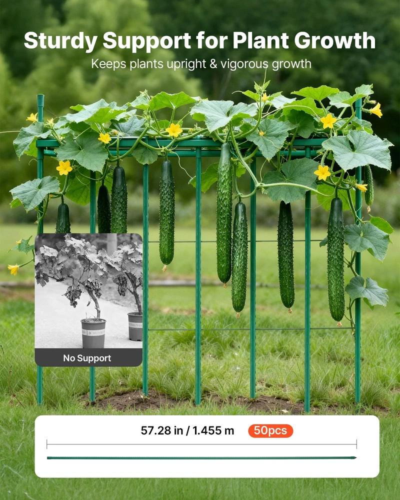 VEVOR Sodo kuolai su augalų atramomis 50 vnt.