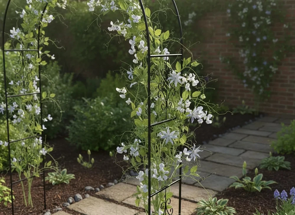 Sodo pergola su dekoracijomis 114 × 37 × 230 cm