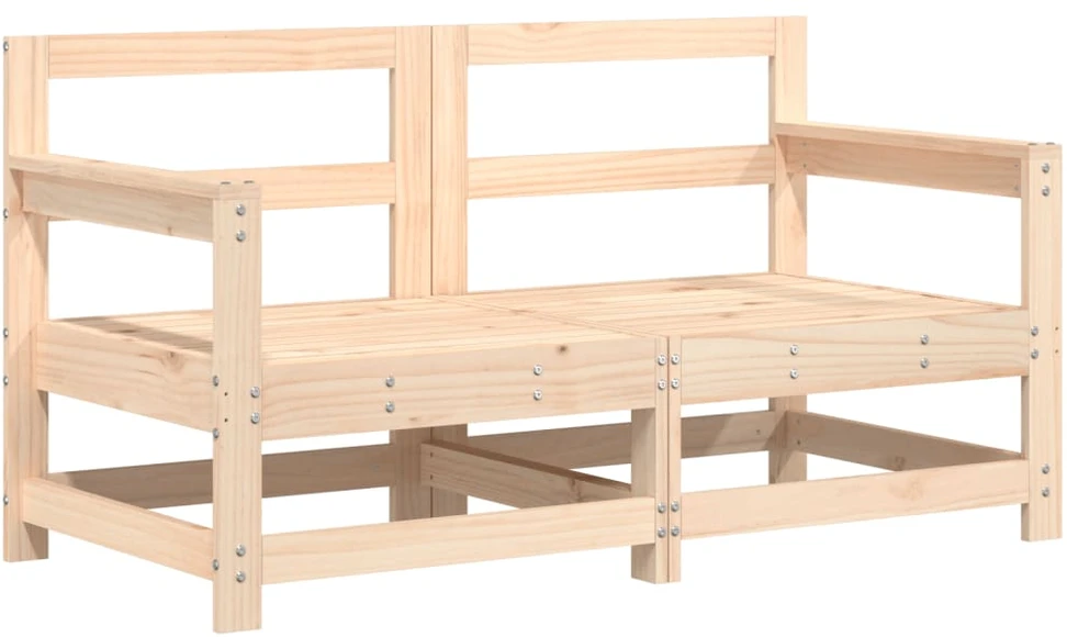 Lauko baldų komplektas Sodo poilsio baldų komplektas, 6 dalių, pušies medienos masyvas