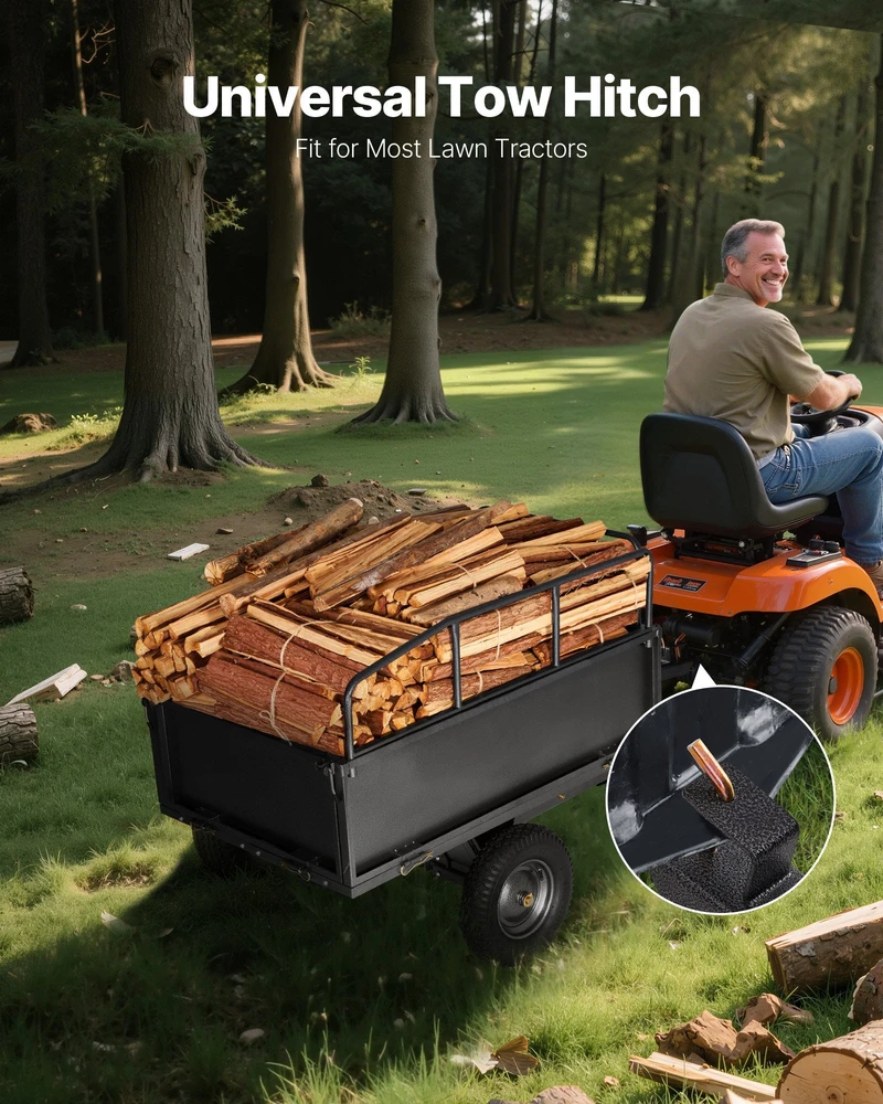 VEVOR Plieninis vežimėlis ATV/UTV 272 kg