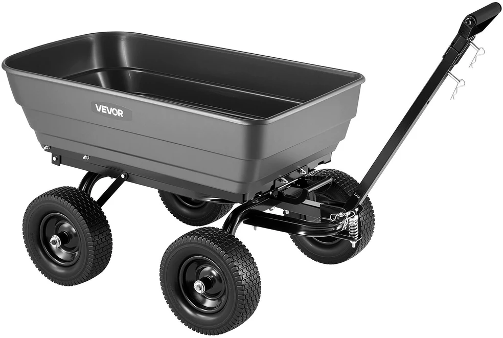 Sodo savivartis vežimėlis VEVOR GC-018D, 544 kg