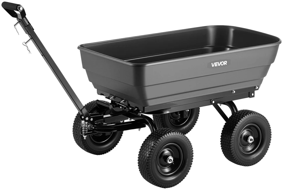 Sodo savivartis vežimėlis VEVOR GC-018D, 544 kg