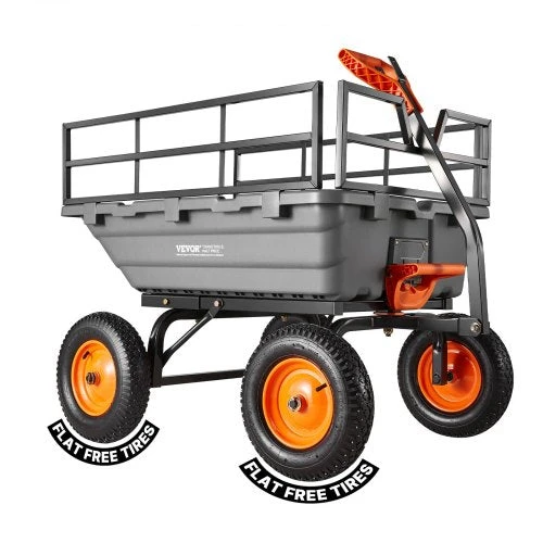 VEVOR Sodo vežimėlis su kaušu, 680 kg, 15 kub. pėdų