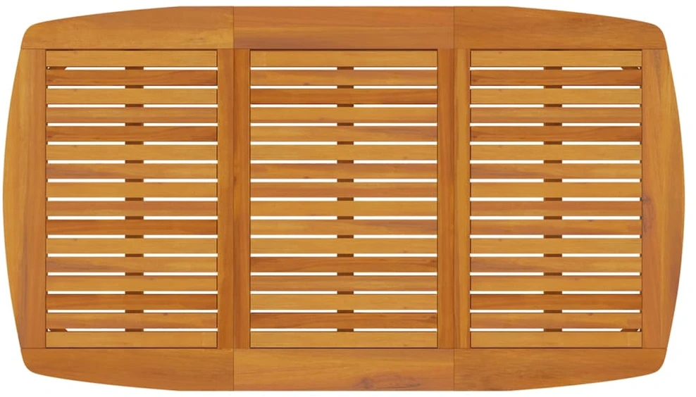 Sodo stalas, 160x90x75cm, akacijos medienos masyvas