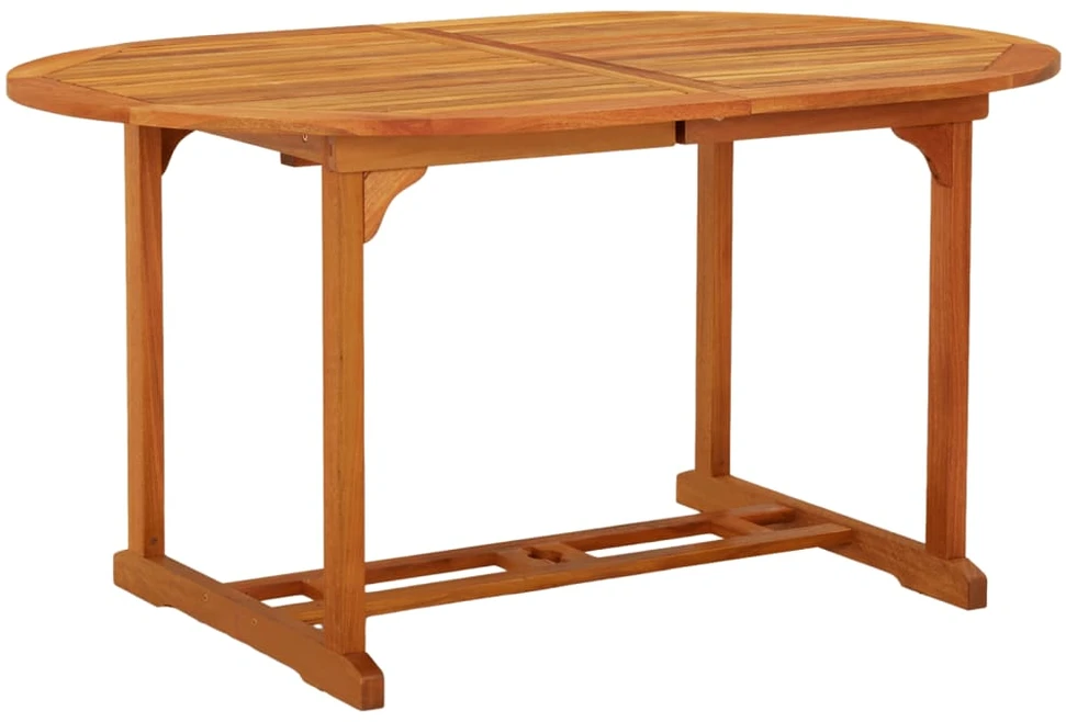 Sodo stalas, 200x100x75cm, eukalipto medienos masyvas