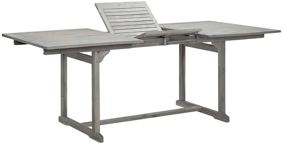 Sodo valgomojo stalas, (150–200)x100x75cm, akacijos masyvas