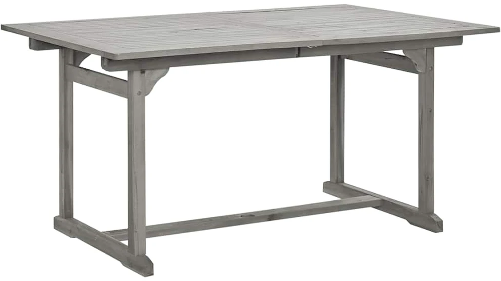 Sodo valgomojo stalas, (150–200)x100x75cm, akacijos masyvas