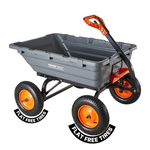 VEVOR Sodo vežimėlis su išvertimo mechanizmu