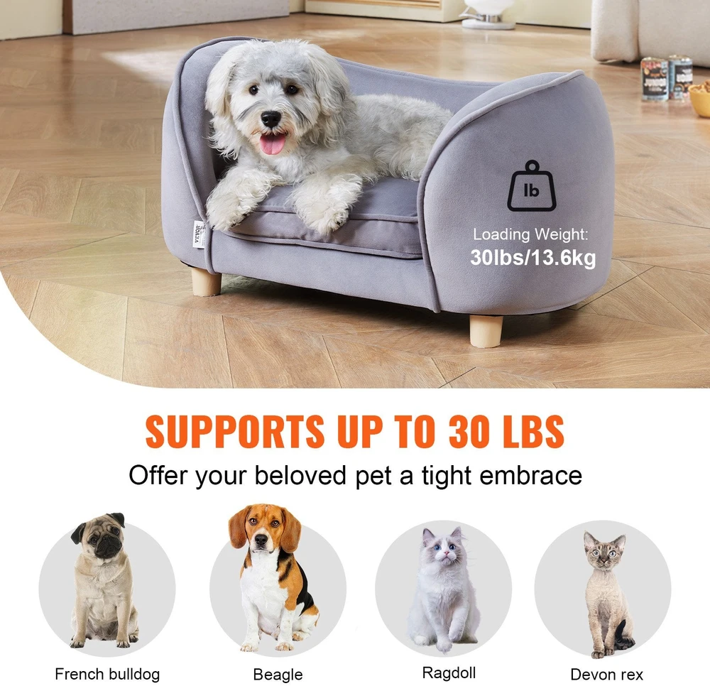 VEVOR Augintinio sofa, tamsiai pilka