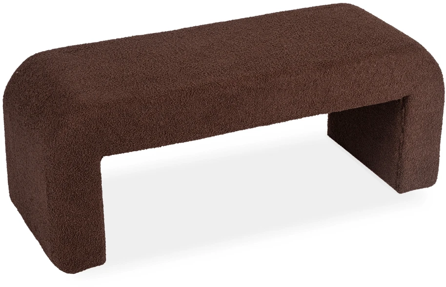 Sofa DELINO RUDAS BUKLĖ MINKŠTAS PUFAS