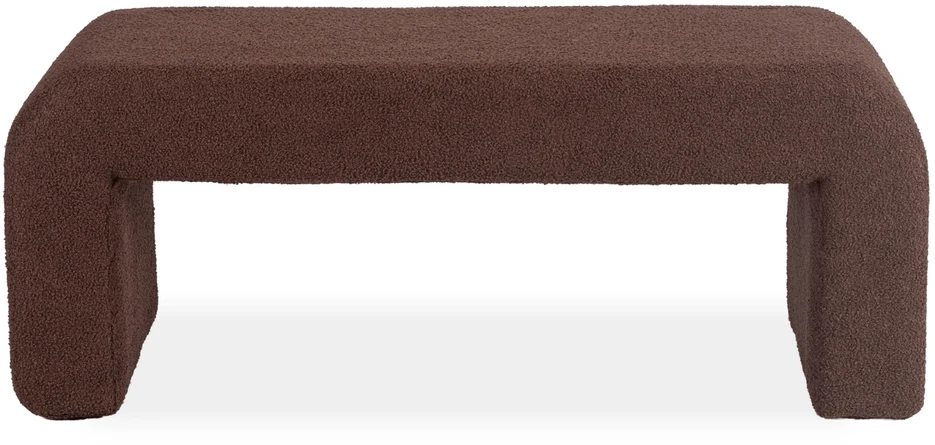 Sofa DELINO RUDAS BUKLĖ MINKŠTAS PUFAS