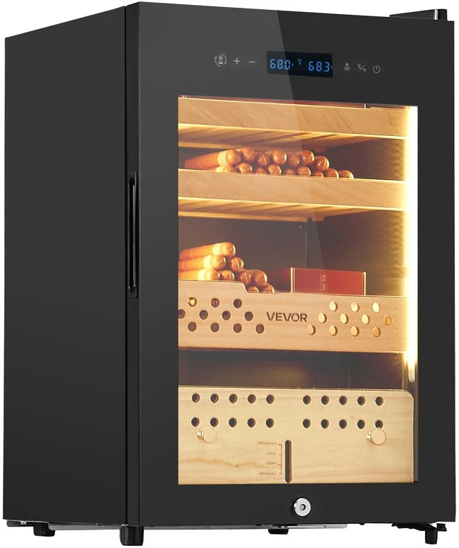 Drėkintuvas VEVOR Elektrinis 60L cigarų humidoras namams