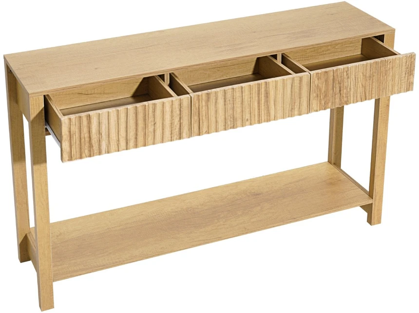 VEVOR 120 cm konsolinis stalas su stalčiais