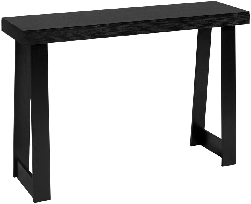 VEVOR 118 cm moderna konsolė juoda