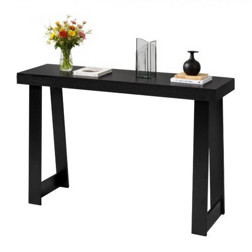 VEVOR 118 cm moderna konsolė juoda