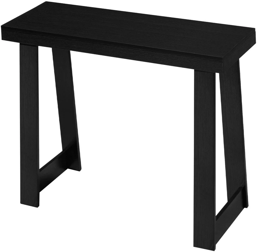 Lova VEVOR juodas konsolinis stalas 91,5 cm