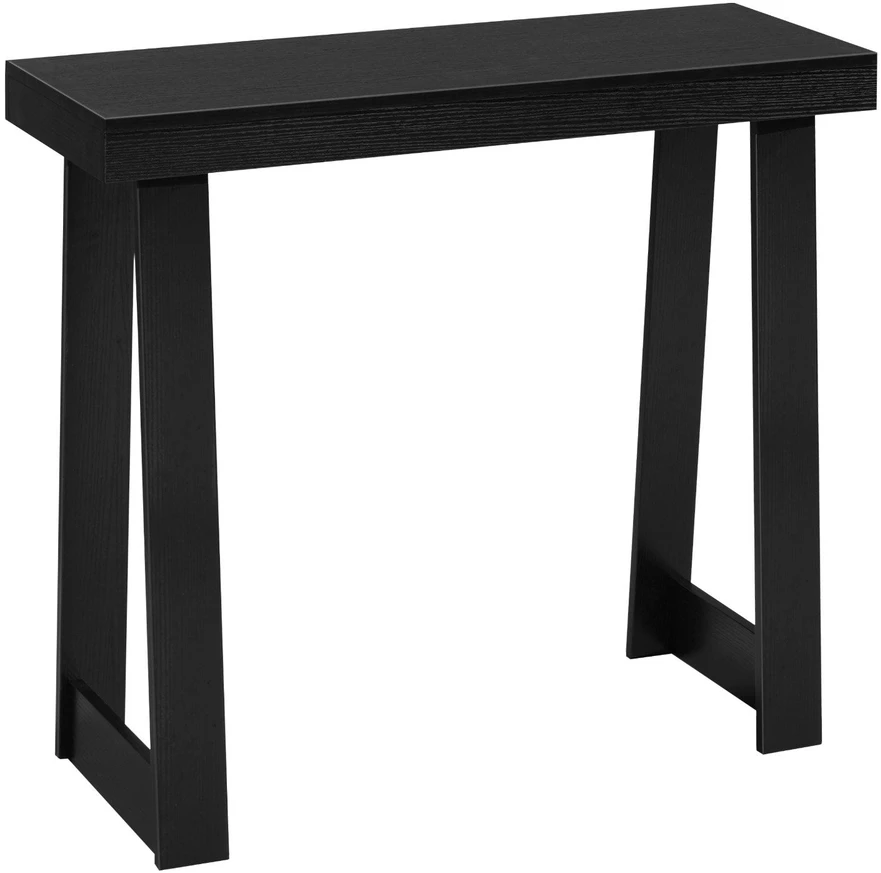 Lova VEVOR juodas konsolinis stalas 91,5 cm