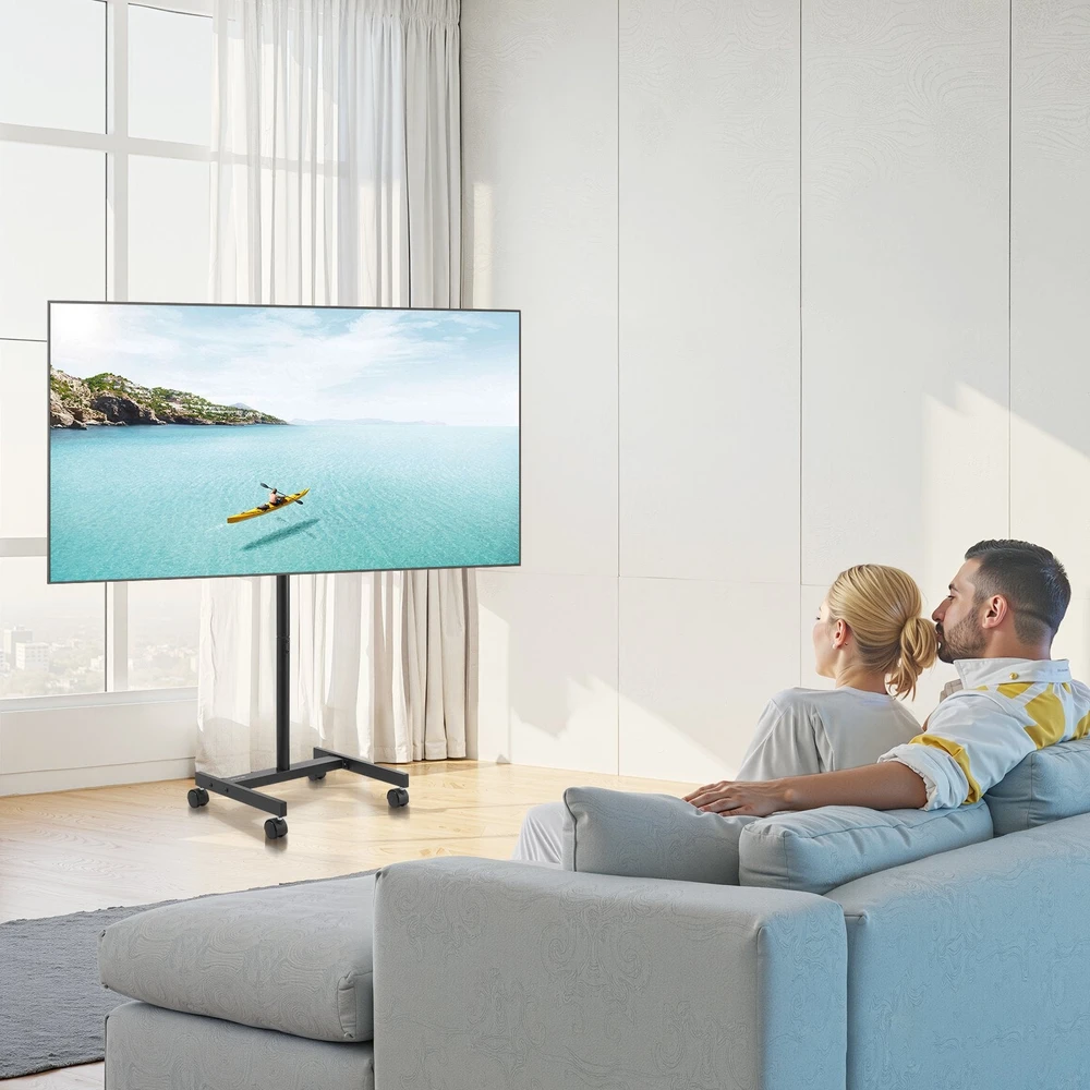 Sofa VEVOR Riedantis televizoriaus stovas iki 20 kg ekranams