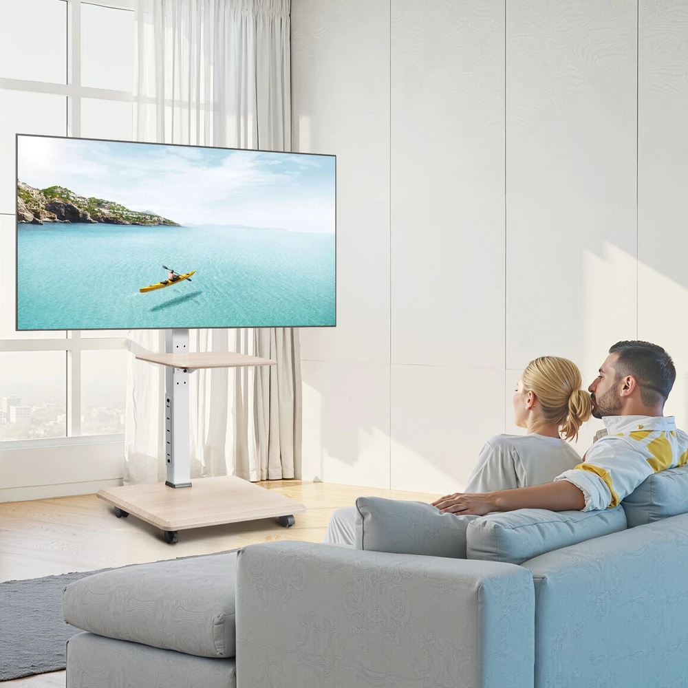 Sofa VEVOR Mobilus televizoriaus laikiklis su ratukais 32-70 colių ekranams