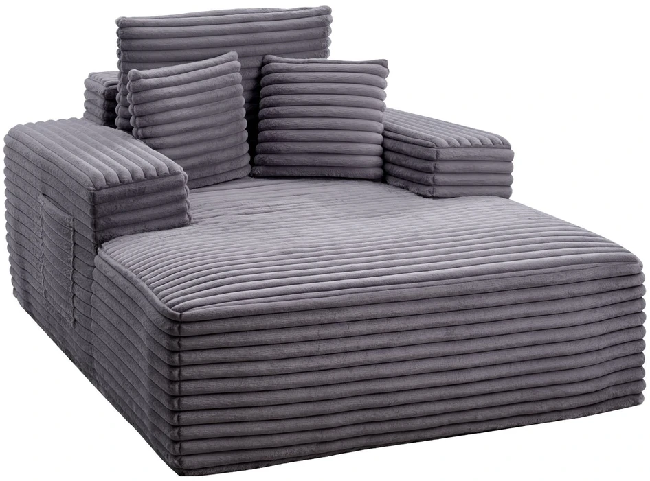 Sofa VEVOR miegamojo krėslas su pagalvėlėmis