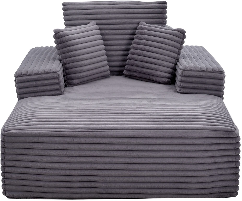 Sofa VEVOR miegamojo krėslas su pagalvėlėmis
