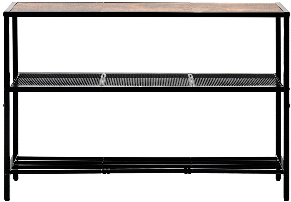 VEVOR Siauros konsolės sofa su 3 lentynomis