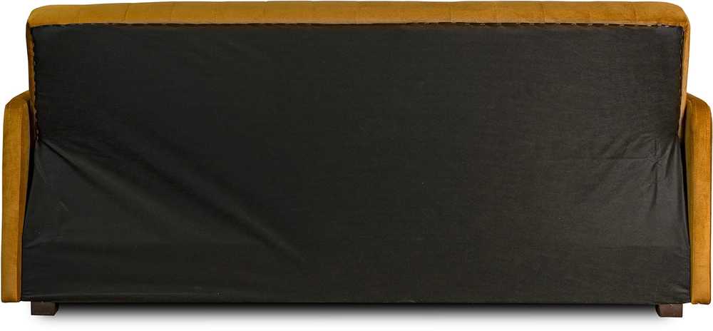 Mebel Elite Sofa-lova PORTO, miegamoji vieta 114 × 186 cm, garstyčių spalvos velūrinė