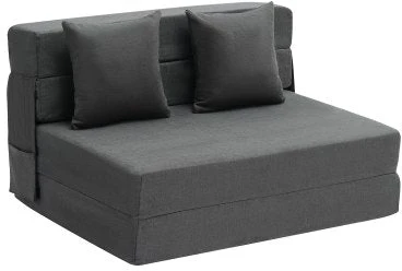 VEVOR Sulankstoma sofa-lova su pagalvėmis tamsiai pilka