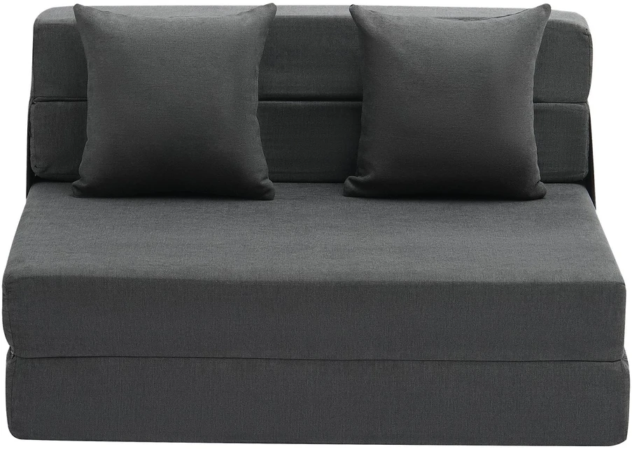 VEVOR Sulankstoma sofa-lova su pagalvėmis tamsiai pilka