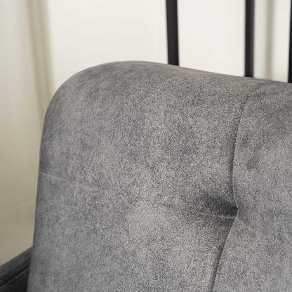 Mebel Elite Sofa-lova TIVOLI su patalynės dėže, 198 cm, pilka