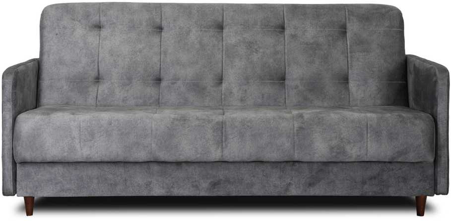 Mebel Elite Sofa-lova TIVOLI su patalynės dėže, 198 cm, pilka