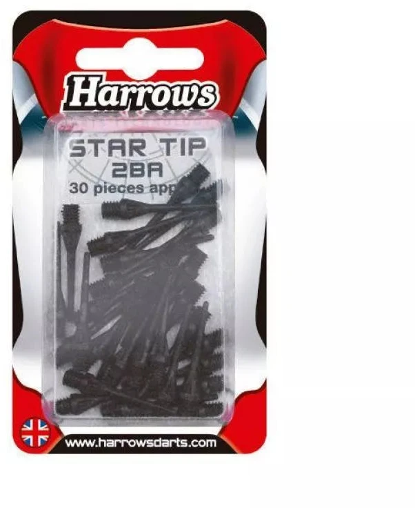 Softip Harrows Atsarginiai žvaigždės formos antgaliai šaudyklėms 30 vnt.